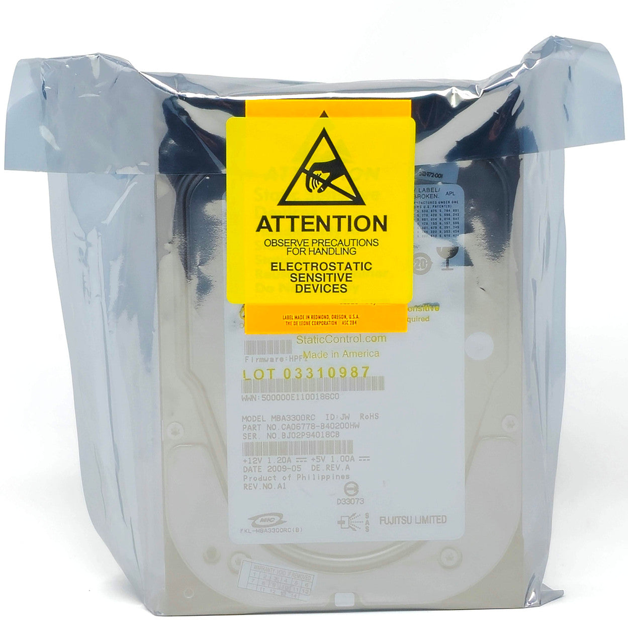 HPE MBA3300RC - 300GB 15K RPM SAS 3.5" Hard Disk Drive (HDD