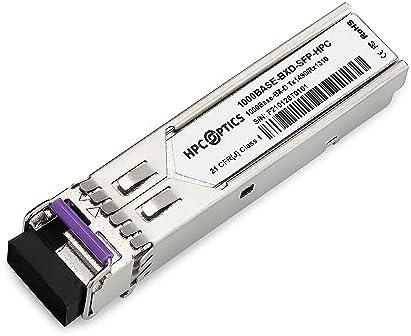 Compatible with TP-Link Omada TL-SM321A 1000BASE-BX-D Bi-Directional SFP Transceiver | 1G BIDI 1550/1310 10km TL-SM321A-HPC