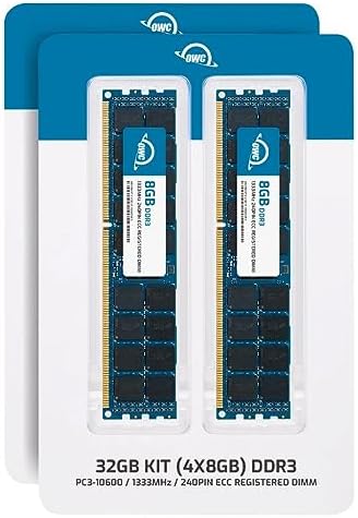 64GB (2x32GB DDR3 1333 PC3-10600 CL9 4Rx4 240-pin 1.5V ECC Registered RDIMM Memory RAM Compatible with HP ProLiant BL460c G7 BL490c G7 BL620c Gen7 BL680c Gen7 BL685c Gen7