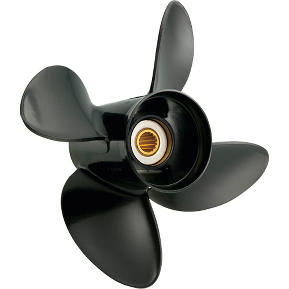 Solas Propeller 3413-138-15 Solas Amita 4 Aluminum 4-Blade Propeller for Johnson, Evinrude