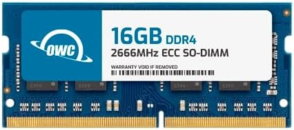 OWC 32GB (2X16GB DDR4 RAM Compatible with Synology DiskStation DS723+ and DS923+ NAS System 2666MHz PC4-21300 CL19 ECC Unbuffered SODIMM 2Rx8 1.2V Memory Upgrade