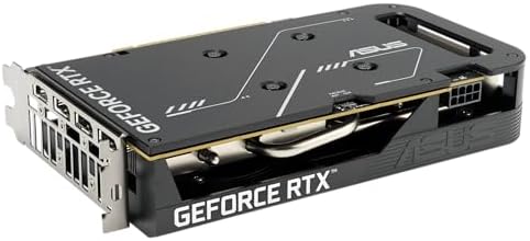 ASUS Dual NVIDIA GeForce RTX 3050 6GB OC Edition Gaming Graphics Card - PCIe 4.0, 6GB GDDR6 Memory, HDMI 2.1, DisplayPort 1.4a, 2-Slot Design, Axial-tech Fan Design, 0dB Technology, Steel Bracket