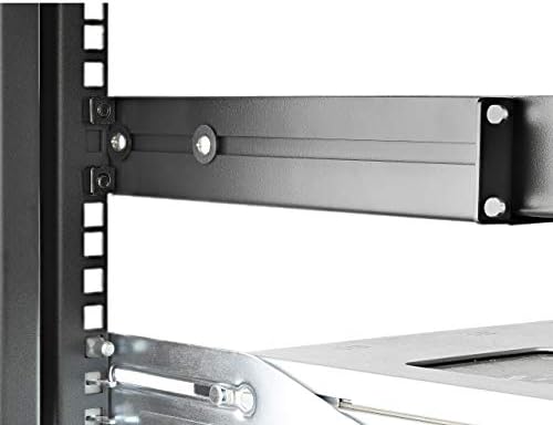 1U 19 inch Server Rack Rails - 24-36 inch Adjustable Depth - Universal 4 Post Rack Mount Rails - Network Equipment/Server/UPS Mounting Rail Kit HPE ProLiant Dell PowerEdge (UNIRAILS1UB
