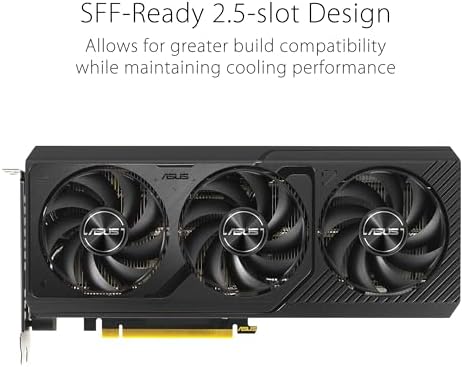 ASUS The SFF-Ready Prime GeForce RTX™ 5070 12GB GDDR7 Graphics Card (PCIe® 5.0, 12GB GDDR7, HDMI®/DP 2.1, 2.5-Slot, Axial-tech Fans, Dual BIOS