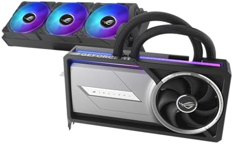 ASUS ROG Astral GeForce RTX 5090 White OC Edition Gaming Graphics Card (PCIe 5.0, 32GB GDDR7, HDMI/DP 2.1, 3.8-slot, 4fan design, Axial-tech fans, patented vapor chamber, Phase-change GPU thermal pad