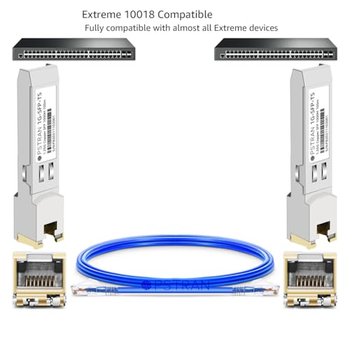 1000BASE-SX SFP Optical Transceiver Module Compatible with HPE Aruba J4858D J4858DCM JL745A Q8N53A ProCurve J4858C J4858B J4858A 850nm 550m DDM Duplex LC MMF 10pcs/Pack