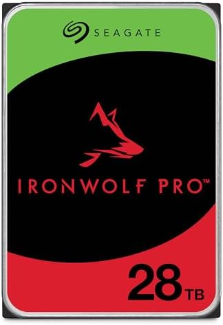Seagate IronWolf Pro, 12 TB, Enterprise NAS Internal HDD –CMR 3.5 Inch, SATA 6 Gb/s, 7,200 RPM, 256 MB Cache for RAID Network Attached Storage (ST12000NT001