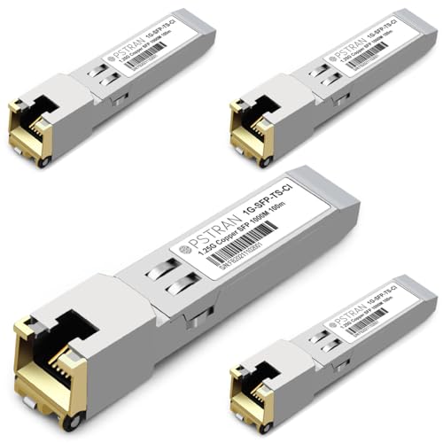1000BASE-SX SFP Optical Transceiver Module Compatible with HPE Aruba J4858D J4858DCM JL745A Q8N53A ProCurve J4858C J4858B J4858A 850nm 550m DDM Duplex LC MMF 10pcs/Pack