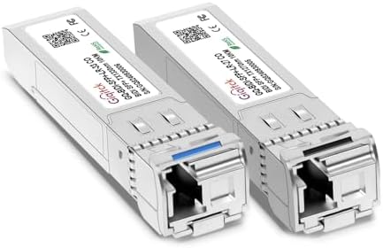10GBASE-BX60-UD BiDi SFP+ Module, TX 1270nm/1330nm, RX 1330nm/1270nm, 60km DOM Simplex LC/UPC SMF Optical Transceiver Networking Mini Gbic for Dell GP-SFP-10GBX-U-60/ GP-SFP-10GBX-D-60