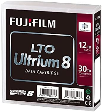 FujiFilm 16551221 LTO8 Ultrium 12TB Storage Tape with Case