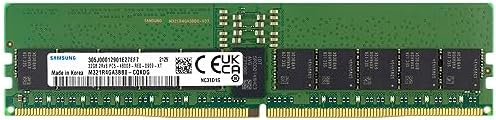 Samsung 32GB DDR5 4800MHz PC5-38400 ECC RDIMM 2Rx8 Dual Rank 1.1V Registered DIMM 288-Pin Server RAM Memory M321R4GA3BB0-CQK