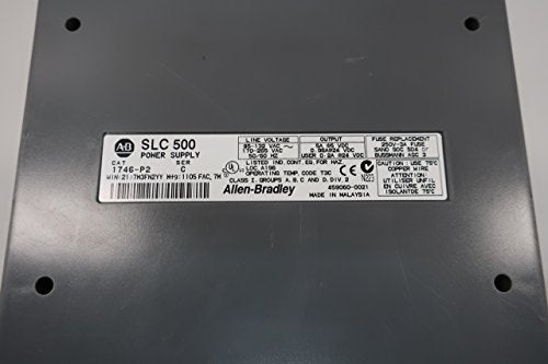 Allen Bradley 1746-A4 1746-P2 SLC-500 4-Slot Chassis W/Power Supply D622186