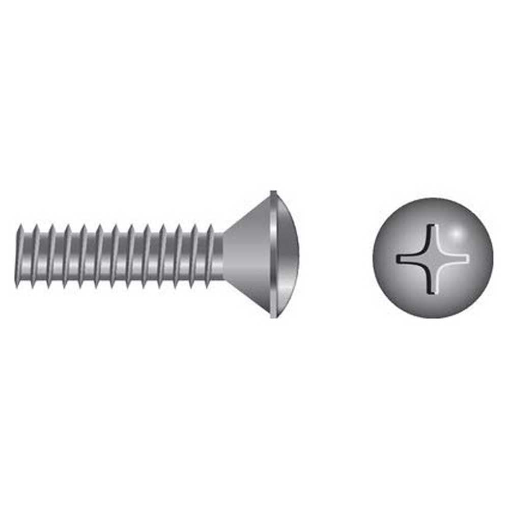 Seachoice MP0856SC Phillips Machine Screws, Oval Head, 1/4-20 x 1-1/2"