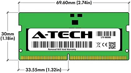 32GB DDR5 4800MHz PC5-38400 CL40 SODIMM 2Rx8 Dual Rank 1.1V Non-ECC Unbuffered SO-DIMM 262-Pin Laptop Computer RAM Memory Upgrade Module