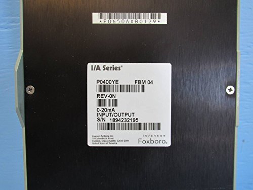 Foxboro P0400YE FBM 04 I/A Series PLC Input/Output Module P0 400 YE Rev 0N PO400