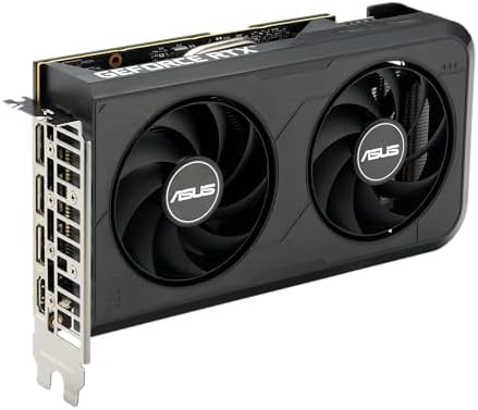 ASUS Dual NVIDIA GeForce RTX 3050 6GB OC Edition Gaming Graphics Card - PCIe 4.0, 6GB GDDR6 Memory, HDMI 2.1, DisplayPort 1.4a, 2-Slot Design, Axial-tech Fan Design, 0dB Technology, Steel Bracket