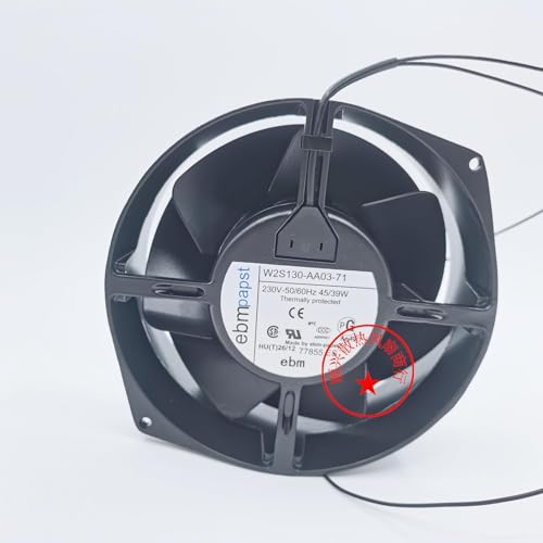 W2S130-AA03-71 220V/230V 45W 2-Wire High Temperature Resistant Cooling Fan