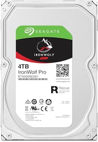 Seagate IronWolf Pro ST4000NE001 4 TB Hard Drive - 3.5" Internal - SATA (SATA/600