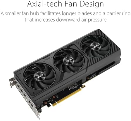 ASUS The SFF-Ready Prime GeForce RTX™ 5070 12GB GDDR7 Graphics Card (PCIe® 5.0, 12GB GDDR7, HDMI®/DP 2.1, 2.5-Slot, Axial-tech Fans, Dual BIOS