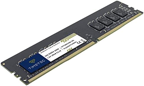 Timetec Premium 32GB KIT(2x16GB DDR4 2666MHz PC4-21300 Non-ECC Unbuffered 1.2V CL19 2Rx8288 Pin UDIMM Desktop Memory RAM(32GB KIT(2x16GB