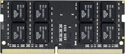 Timetec 16GB DDR4 3200MHz (or 2933MHz or 2666MHz PC4-25600 Non-ECC Unbuffered 1.2V CL22 2Rx8 Dual Rank 260 Pin SODIMM Laptop Notebook PC Computer Memory RAM Module Upgrade