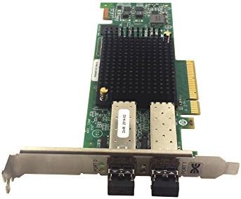 Emulex 16Gb Dual Port PCIe Host Bus Adapter LPE16002B-E w/ 2x FTLF8529P3BCV-EM Finistar Transceivers & Warranty
