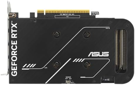 ASUS Dual NVIDIA GeForce RTX 3050 6GB OC Edition Gaming Graphics Card - PCIe 4.0, 6GB GDDR6 Memory, HDMI 2.1, DisplayPort 1.4a, 2-Slot Design, Axial-tech Fan Design, 0dB Technology, Steel Bracket