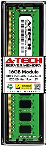 A-Tech 16GB RAM for Dell PowerEdge FC830, T550 | DDR4 2933MHz PC4-23400 ECC RDIMM 1Rx4 Registered Server Memory Upgrade