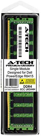 A-Tech 32GB Module for Dell PowerEdge R6415 - DDR4 PC4-21300 2666Mhz ECC Load Reduced LRDIMM 2Rx4 - Server Memory Ram Equivalent to OEM SNP2WMMMC/32G (AT316642SRV-X1L1