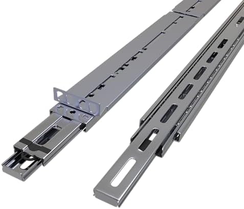 Rackmount Sliding Rails - Kit for 2U-8U Chassis (Adjustable 26" to 40" Depth) 2 or 4 Post Mount Sliders for Server Case (Compatible with Any Standard Rack, Cabinet, Computer Enclosure) Tupavco TP1822|B0B8QW9K1Y