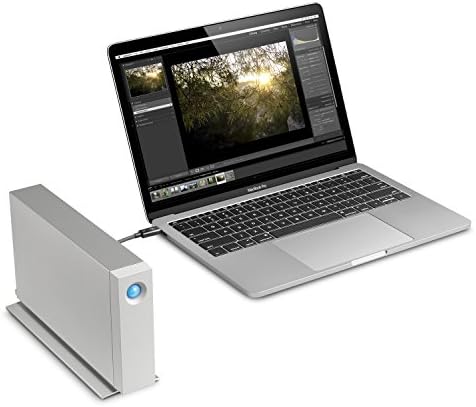 LaCie d2 Thunderbolt 3 8TB External Hard Drive Desktop HDD – Thunderbolt 3 USB-C USB 3.0, 7200 RPM Enterprise Class Drives, for Mac and PC Desktop, 1 Month Adobe CC (STFY8000400