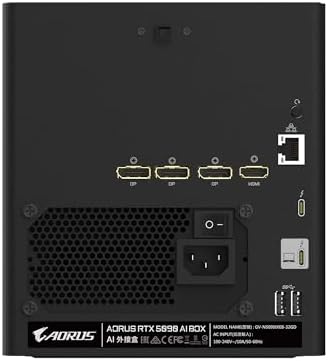 GIGABYTE AORUS RTX 5090 AI Box Graphics Card, WATERFORCE All-in-one Cooling System, Thunderbolt 5, USB-4, GV-N5090IXEB-32GD Video Card