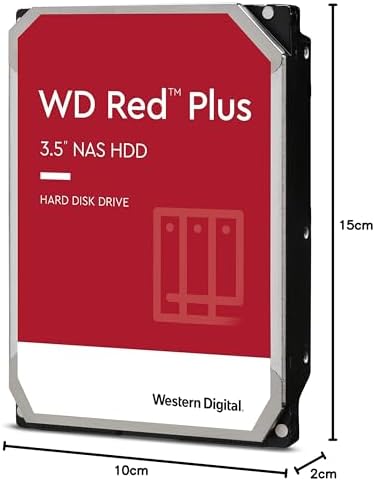 Western Digital 16TB WD Red Pro NAS Internal Hard Drive HDD - 7200 RPM, SATA 6 Gb/s, CMR, 512 MB Cache, 3.5" - WD161KFGX