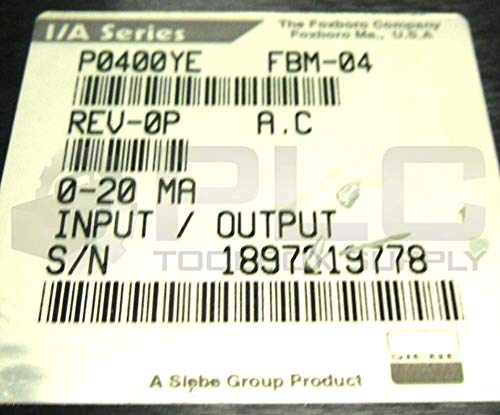 FOXBORO P0400YE-0P I/O Module Field Bus FBM-04