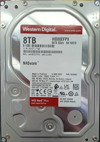 Western Digital 16TB WD Red Pro NAS Internal Hard Drive HDD - 7200 RPM, SATA 6 Gb/s, CMR, 512 MB Cache, 3.5" - WD161KFGX