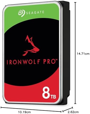 Seagate IronWolf Pro 24TB Enterprise NAS Internal HDD Hard Drive – CMR 3.5 Inch SATA 6Gb/s 7200 RPM 512MB Cache for RAID Network Attached Storage, Rescue Services (ST24000NT002