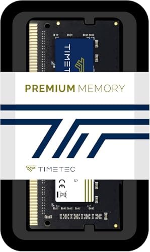 Timetec 16GB DDR4 3200MHz (or 2933MHz or 2666MHz PC4-25600 Non-ECC Unbuffered 1.2V CL22 2Rx8 Dual Rank 260 Pin SODIMM Laptop Notebook PC Computer Memory RAM Module Upgrade