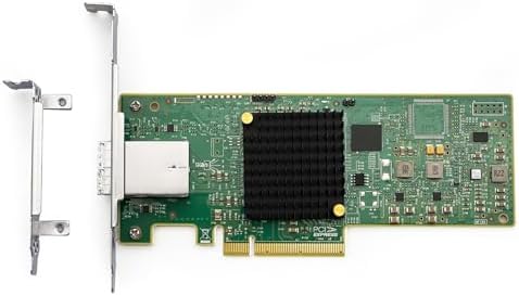 H!Fiber LSI SAS 9211-8i RAID Controller Card, 6Gb/s Internal SAS/SATA HBA Card, LSI 2008 Chip, PCI Express 2.0 X8, 2X SFF-8087 Ports