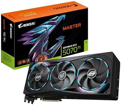 GIGABYTE GeForce RTX 5070 Ti Gaming OC 16G Graphics Card, 16GB 256-bit GDDR7, PCIe 5.0, WINDFORCE Cooling System, GV-N507TGAMING OC-16GD Video Card
