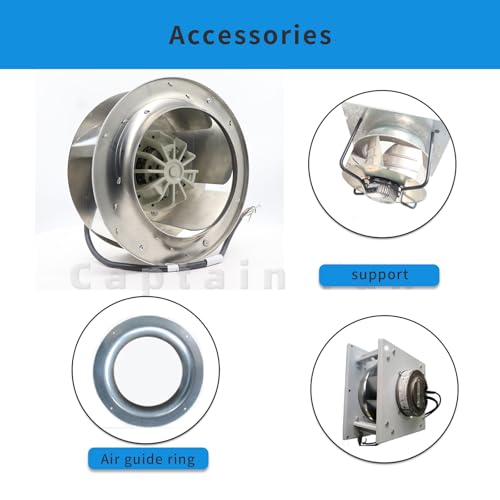 RH28M-2EK.3F.1R Ziehl-abegg Fan 50/60Hz 540W 230VAC Centrifugal Fan Inverter