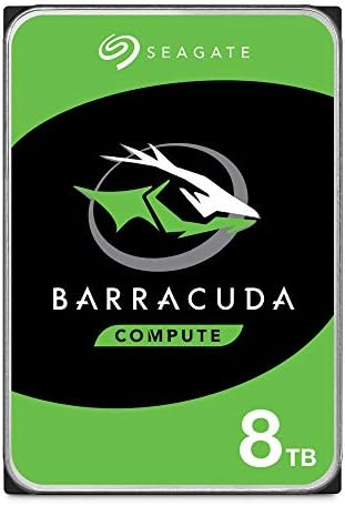 Seagate BarraCuda 8 TB Internal Hard Drive HDD – 3.5 Inch SATA 6 Gb/s, 5,400 RPM, 256 MB Cache for Computer Desktop PC (ST8000DMZ04/004