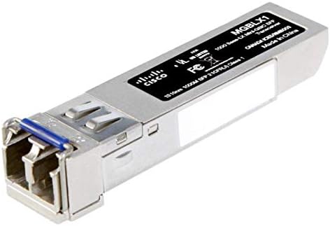 Cisco MGBLX1 SFP Transceiver, Gigabit Ethernet (GbE 1000BASE-LX Mini-GBIC (MGBLX1
