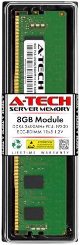A-Tech 64GB Kit (2x32GB DDR4 2400MHz PC4-19200 ECC RDIMM 2Rx4 Dual Rank 1.2V ECC Registered DIMM 288-Pin Server & Workstation RAM Memory Upgrade Modules (A-Tech Enterprise Series