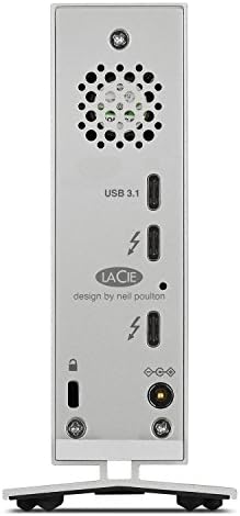 LaCie d2 Thunderbolt 3 8TB External Hard Drive Desktop HDD – Thunderbolt 3 USB-C USB 3.0, 7200 RPM Enterprise Class Drives, for Mac and PC Desktop, 1 Month Adobe CC (STFY8000400