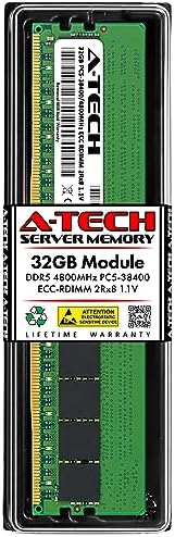 A-Tech 32GB RAM for Dell PowerEdge HS5620, MX760c, R660xs, R6615, R760xa, R760xs, R7615, R960, T560, XE8640 | DDR5 4800MHz PC5-38400 EC8 RDIMM 2Rx8 ECC Registered Server Memory Upgrade