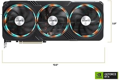 GIGABYTE GeForce RTX 5080 Gaming OC 16G Graphics Card, WINDFORCE Cooling System, 16GB 256-bit GDDR7, GV-N5080GAMING OC-16GD Video Card