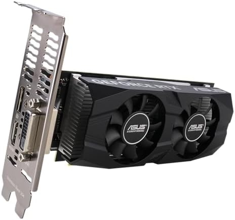 ASUS Dual NVIDIA GeForce RTX 3050 6GB OC Edition Gaming Graphics Card - PCIe 4.0, 6GB GDDR6 Memory, HDMI 2.1, DisplayPort 1.4a, 2-Slot Design, Axial-tech Fan Design, 0dB Technology, Steel Bracket