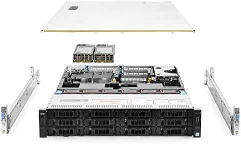 Dell PowerEdge R730xd Server 2.20Ghz 24-Core 128GB RAM 12x 8TB SAS 2X 480GB SSD (Renewed