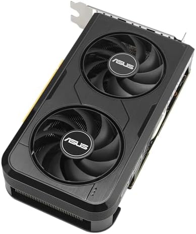 ASUS Dual NVIDIA GeForce RTX 3050 6GB OC Edition Gaming Graphics Card - PCIe 4.0, 6GB GDDR6 Memory, HDMI 2.1, DisplayPort 1.4a, 2-Slot Design, Axial-tech Fan Design, 0dB Technology, Steel Bracket