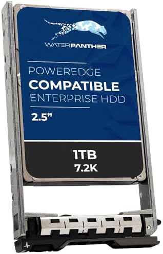 Dell 1TB 7.2K RPM SAS 12Gb/s 2.5" HDD for Dell PowerEdge Servers | Enterprise Hard Drive in G13 Tray | Comparable to 56M6W 056M6W 400-ALUN 400-AIYX 7K71G 07K71G 400-ALUQ CFMWR